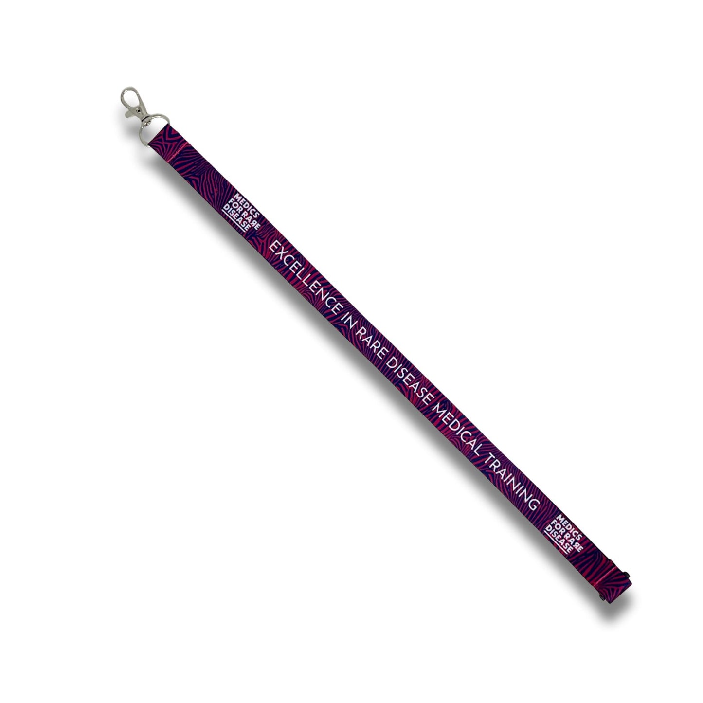 Lanyard - Raspberry Stripes