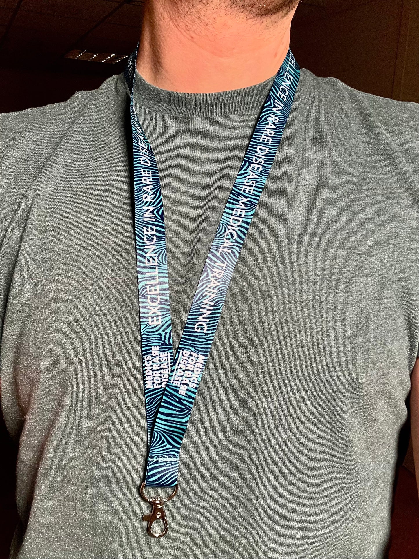 Lanyard - Mint Stripes